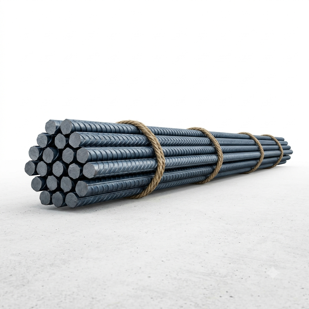 Fer à béton HA Fe 500 Ø12mm (Botte 9 barres - 12m)